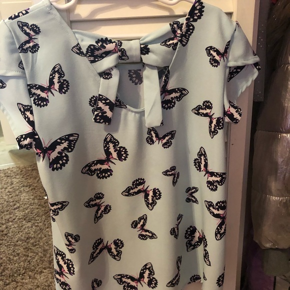 Girls butterfly top - Picture 4 of 5